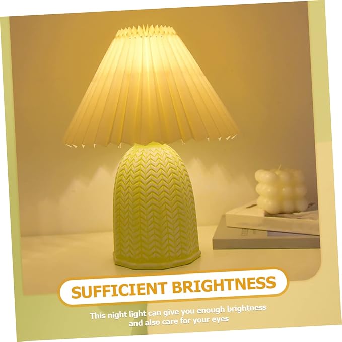 Vaguelly Modern LED Desk Lamp Stylish Night Light with Dimmable Warm Glow for Bedroom Office Nursery USB Interface Brightness for Cozy Atmosphere