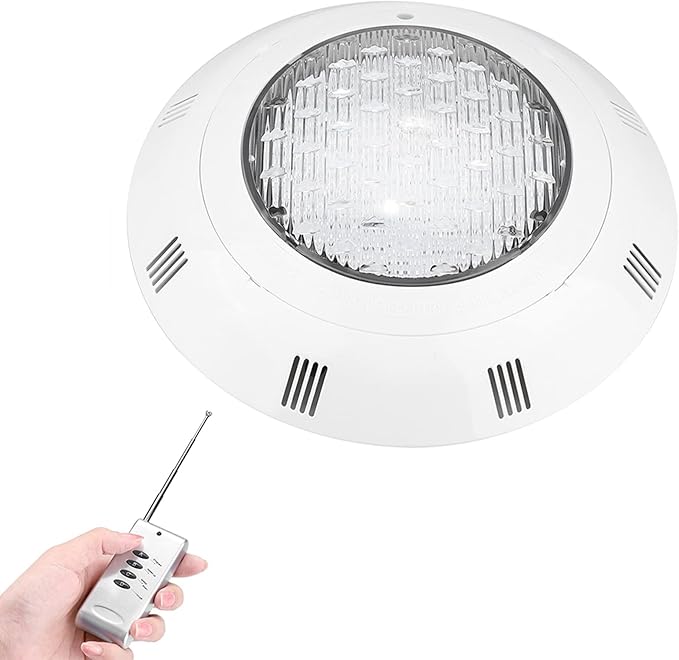 GLOGLOW 30W Swimming Pool Light, Plastic RGB Color Changing LED Lamp, Submersible Light for Swimming Pools and Fountains