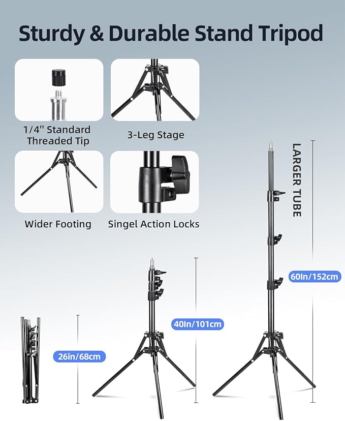 Skytex Softbox Lighting Kit(1Pcak|2Pack),16x16in Soft Box|Upgrade 135W 2700-6400K 100V-240V E27 LEDBulb Continuous Photography Lighting,Photo Studio Light Equipment for Camera Shooting Video Recording