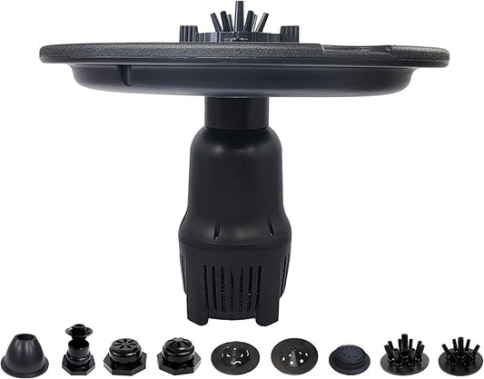 HALF OFF PONDS Floating Fountain, 1 HP Pond Aerator, 200 ft Cord, 15,000 GPH Water Pump, 13 Spray Patterns, Energy-Efficient, for Large Ponds, Lakes & Water Gardens