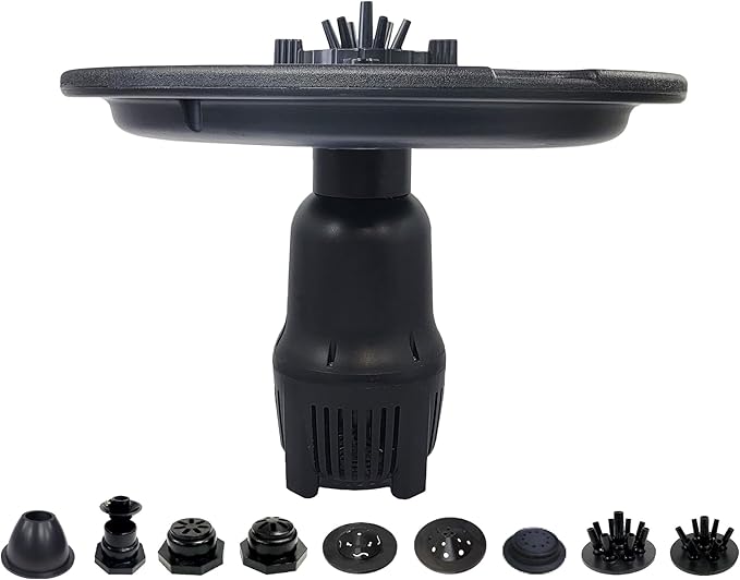 HALF OFF PONDS Floating Fountain, 1 HP Pond Aerator, 100 ft Cord, 15,000 GPH Water Pump, 13 Spray Patterns, Energy-Efficient, for Large Ponds, Lakes & Water Gardens