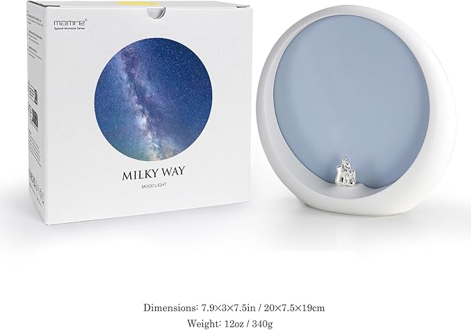 mamre Gorgeous Milky Way Lamp Home Decor Galaxy Night Light Anniversary Valentine’s Day Christmas Birthday Gift for Him/Her