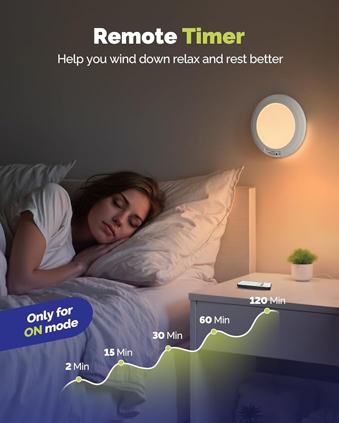 4PCs 10,000mAh Rechargeable Ceiling Light with Remote, Wireless Waterproof Shower Lights 3000K/4000K/6000K, Battery Powered Light for Closet Battery Operated, Motion Sensor Lights No Wiring