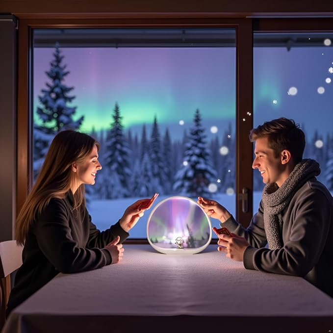 Northern Lights Aurora Lamp, Multiple Colors Dynamic Touch Lights, Light Show/Decoration/Painting, Bedroom Romantic and Beautiful Holiday Gifts