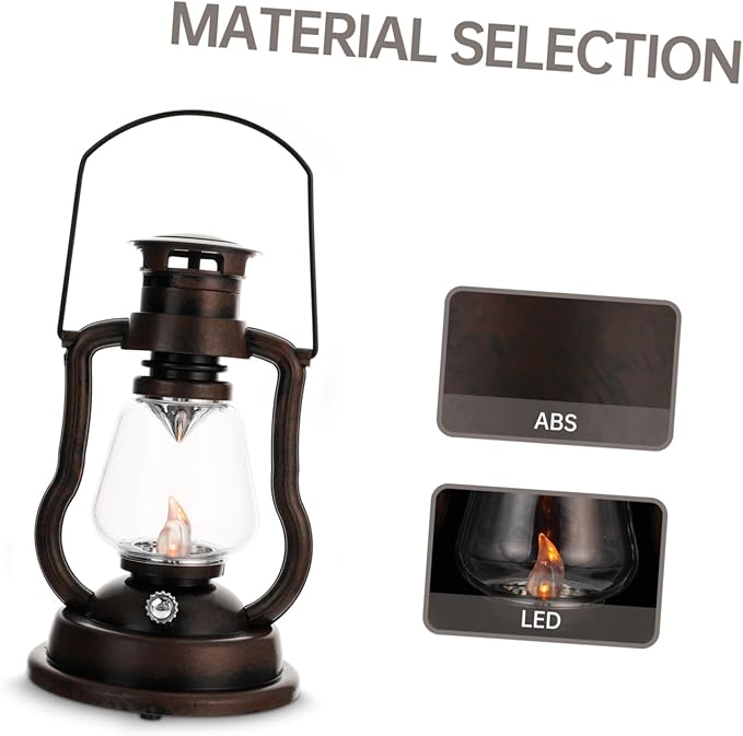 1pc Vintage Kerosene Lantern Rechargeable Design Cozy Atmosphere Light for Home Bar and Festivals Rustic Portable Decor for Indoor and Outdoor Use