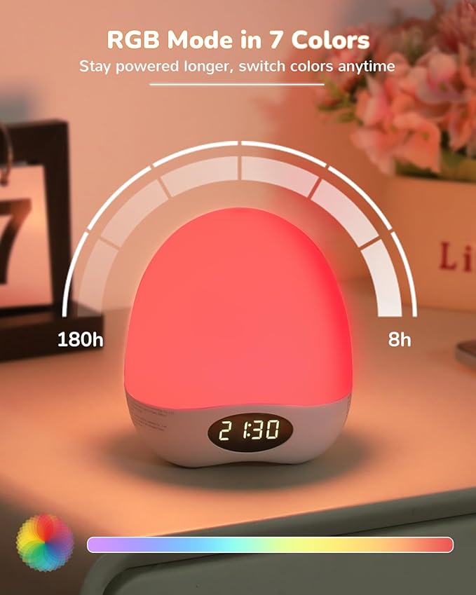 Egg Night Light for Nursery, Portable Rechargeable Baby Nightlight with Touch Control & RGB Color Changing, Dimmable Breastfeeding Lamp with Timer, Cute Wireless Night Light, Newborn Essentials