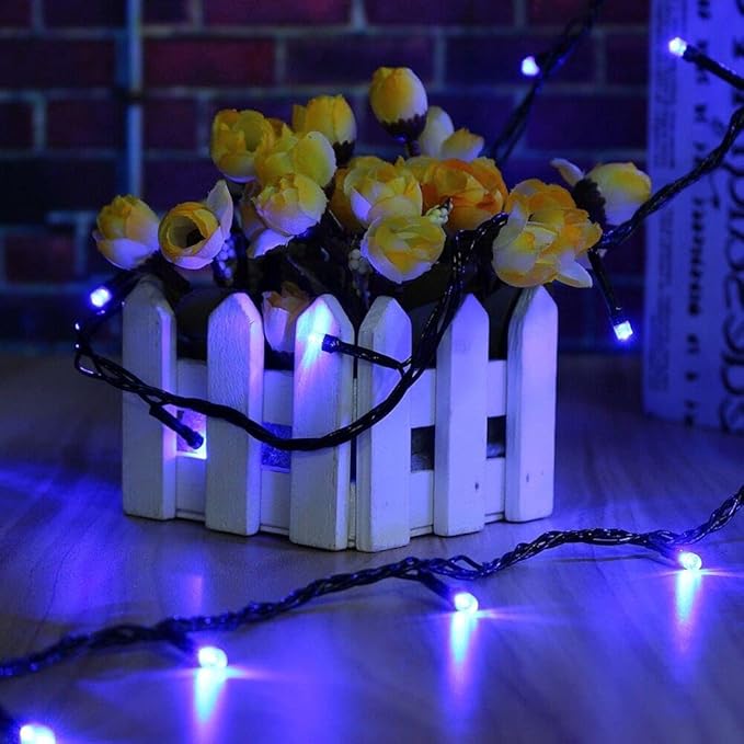 2-Pack Connectable Christmas Lights Outdoor, Total 164FT 400LED Christmas String Lights Waterproof with 8 Modes & Timer, Green Wire Twinkle Lights for Xmas Tree Decorations Outdoor Indoor, Blue