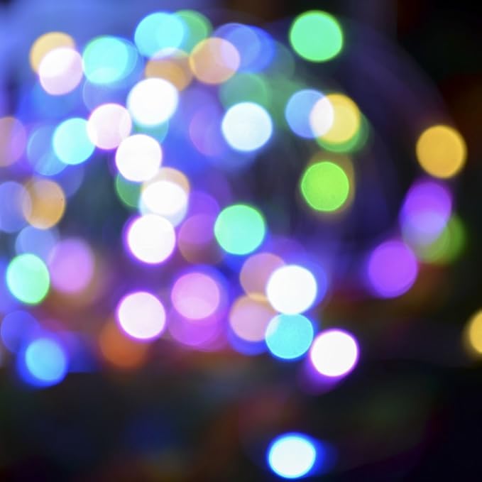 ANJAYLIA Fairy Lights, 10Ft/3M 30leds Multi Color LED String Lights Party Home Festival Valentine's Day Decorations Battery Operated Lights, RGB