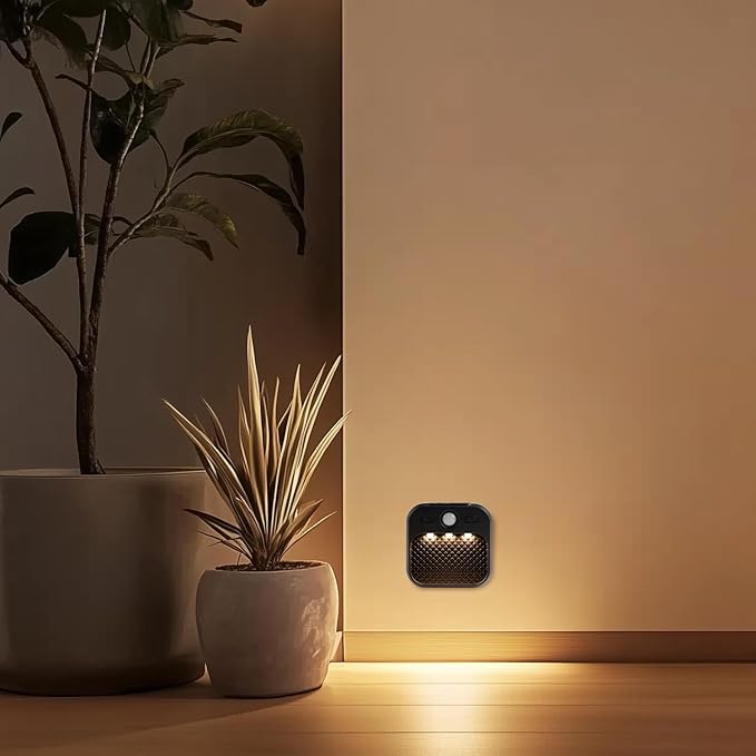 Led Night Light with Motion Detector 2 Pack, Cabinet Light Dimmable with Timer Function, Staircase Lighting 3 Color Temperature 3000/4500/6000K, Hallway Light Rechargeable 600mAh for Children's Room