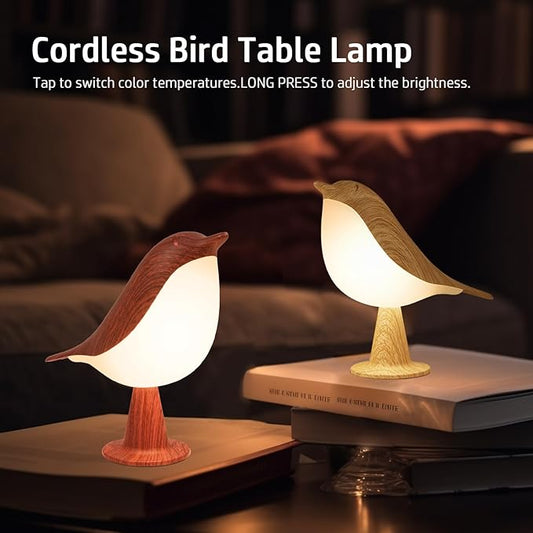 DeogosLighting Rechargeable Bird Lamps Set of 2, Cordless Light