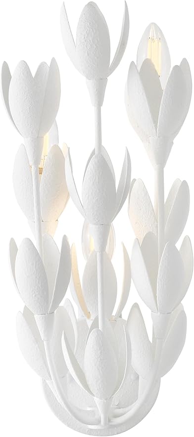 Hinkley Flora Medium Sconce, Textured Plaster