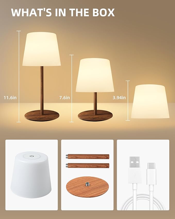 EZVALO Shower Lamp, IP65 Waterproof Modern Bathroom Lamp, Cordless Rechargeable Bath Light with 4500mAh Battery – Soft 360° Glow for Bathtub, Night Shower & Relaxing Routines