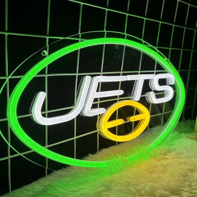 Football Neon Sign for Wall Decor Football Neon Light With Light Dimmable Switch, Led Neon Light for Man Cave Decorand Sport Fans, Birthday Gifts Bedroom Party Club Bar Dorm
