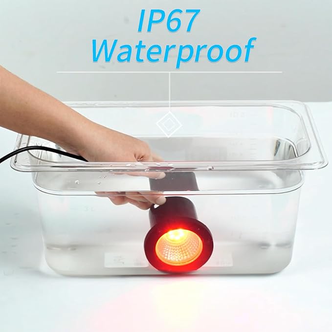 RGB Low Voltage Landscape Lights LED Color Changing Well Lights, Outdoor In Ground Light Waterproof Spotlights 12-24V Landscape Lighting for Yard Garden Pathway(20 Pack with Connectors)