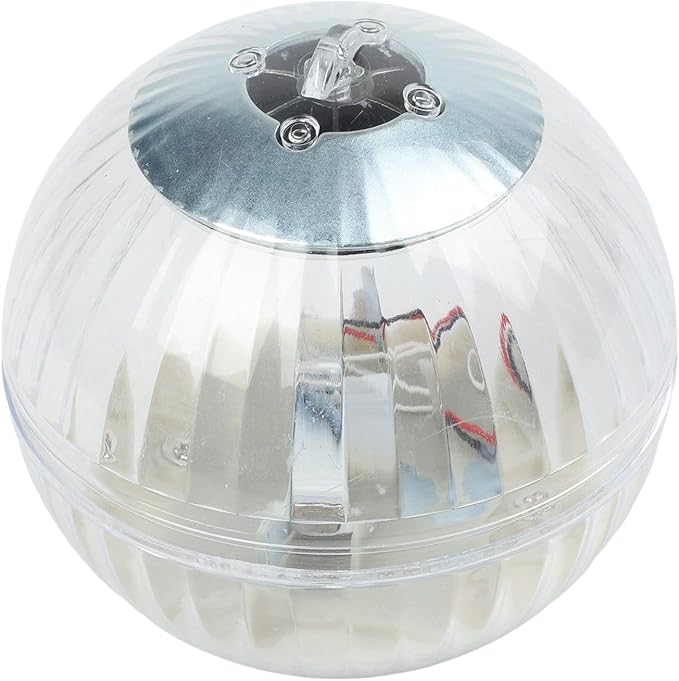 Solar Floating Pool Light, For Ponds, Fountains & Spas — LED Color-Changing Waterproof Lamp For 10Cm Diameter, 600MAh Ni-MH Battery