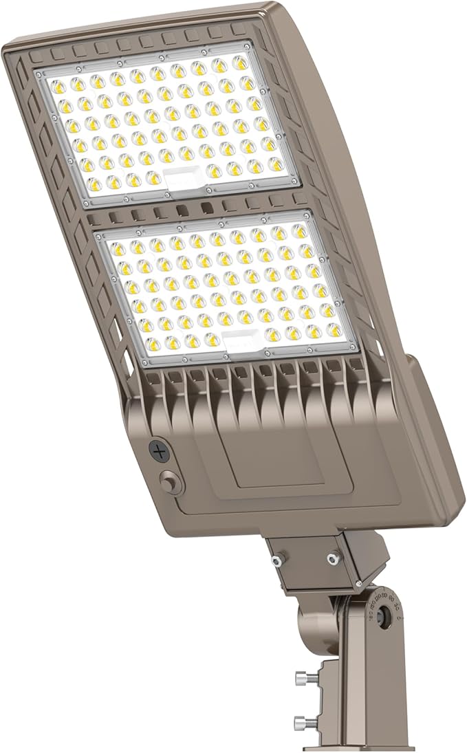 400W LED Parking Lot Light 60000LM UL ETL DLC Listed Commercial Flood Light 400W 320W 240W Adjustable IP65 5000K Street Light Slip Fitter for Stadium Backyard, 100-277V