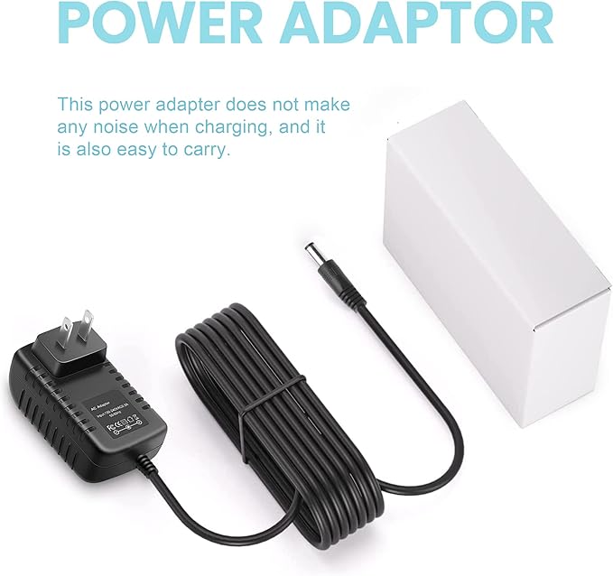 24V AC Adapter Charger Compatible with Govee H6078 RGBIC Floor Lamp LED Wi-Fi App Control Smart lamp Power Supply Cord Mains PSU