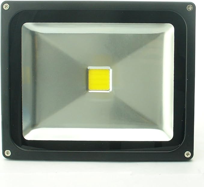 QUANS 30W Watt Warm White 12V 24V AC DC Ultra Bright LED Security Wash Flood Light Floodlight Lamp High Power Black Case Waterproof IP65 Work in The Rain Superbright 3000K, 12-24V Input Low Voltage