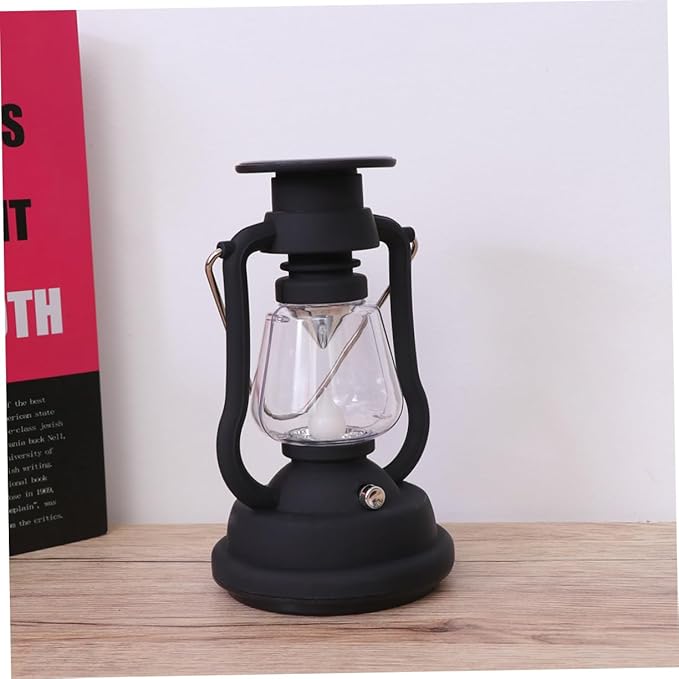 BESPORTBLE Led Camping Lantern Solar Retro Horse Lamp Portable Rechargeable Outdoor Solar Lantern for Emergencies