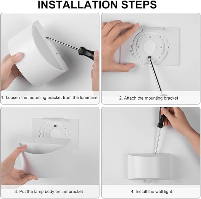 SERDEN LED Hardwired Motion Sensor Light Indoor Wall Sconce, Motion Sensor Wall Light Indoor Sconce Wall Aluminum Modern Wall Sconce for Living Room Hallway Stair 7W Cool White(Not Battery Operated)