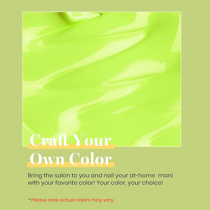 Beetles Neon Yellow Gel Polish - Vibrant Lime 15ML/0.51Fl Oz, Neon Yellow Gel Nail Polish, Soak Off UV LED Lamp Nails Art, Long-Lasting Manicure Salon DIY Home Summer Nails