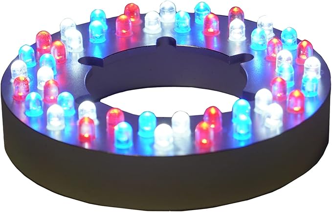 HALF OFF PONDS LumiNight Pond and Landscape Lighting - 48-LED RBW Color Changing Light Ring