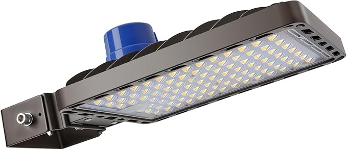 Juyace 240W LED Parking Lot Light Trunnion Bracket Yoke Wall Mount Dusk to Dawn Outdoor Lighting Exterior Flood Commercial Outside IP65 Waterproof 100-277V Security Area