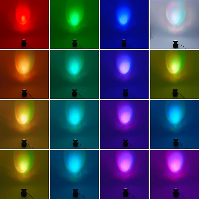 Colored Pond Lights with Timer, APP Control RGB Fountain Light IP68 Waterproof, Dimmable Outdoor Landscape Lights for Fish Tank Pond Fountain Garden (3 Lights)