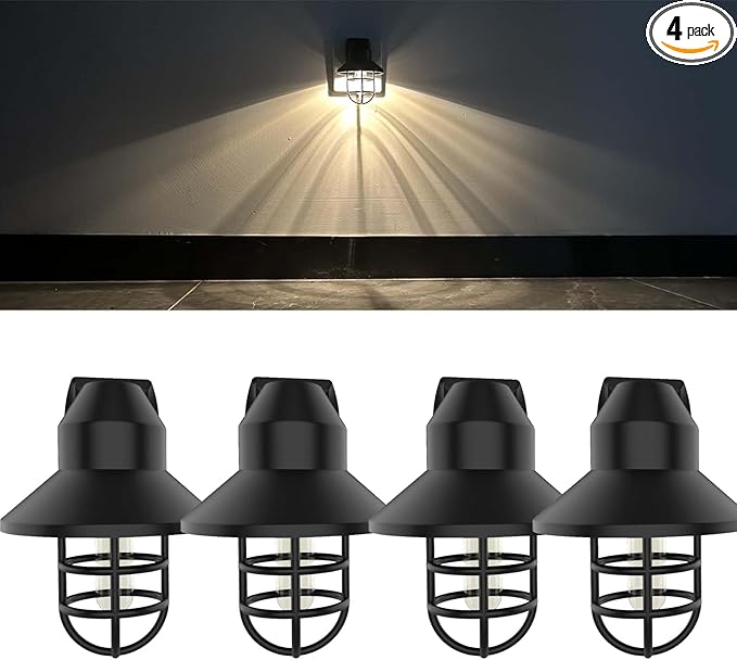 ETL Night Lights Plug Into Wall with Dusk to Dawn, Night Light Plug in Rustic Farmhouse Night Light 2700K,for Kitchen, Hallway,