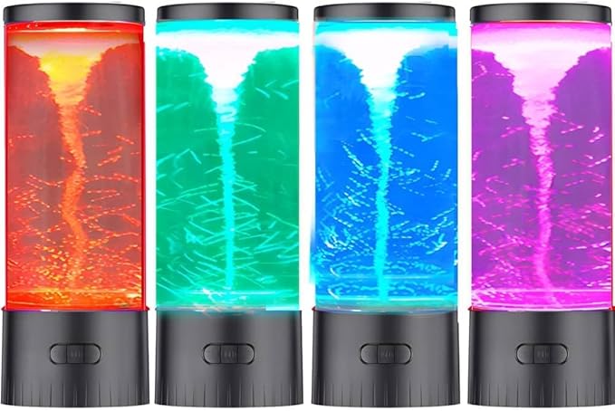 12.5Inches Twister Hurricane Light with Remote & Breath Light - Water Vortex Mood Lamp, Fun and Exciting Gift for Boys,Girls, Kids Christmas Birthday Holiday