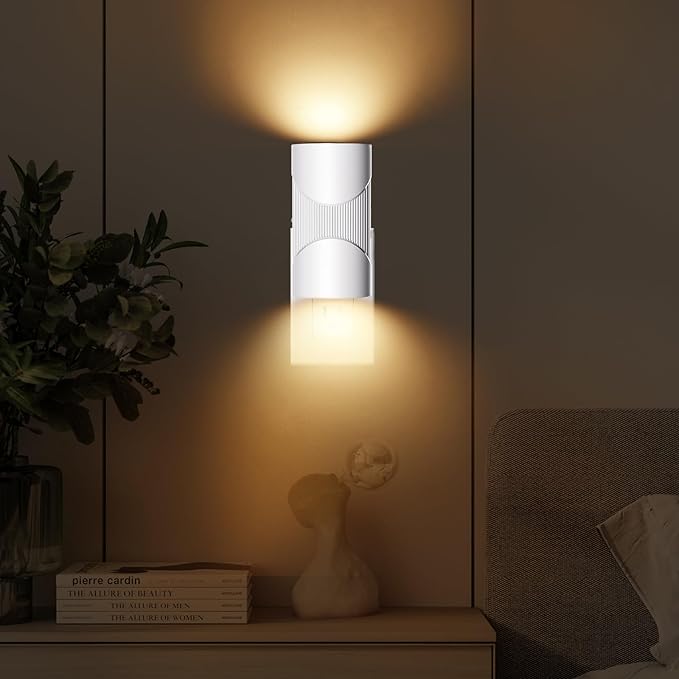 easuntec Night Light, Night Lights Plug into Wall, Warm Led Night Light, Dusk to Dawn Light Sensor, 3 Light Modes, Dimmable Night Lights for Bedroom Bathroom Hallway Kitchen Stairs (White, 2 Pack)