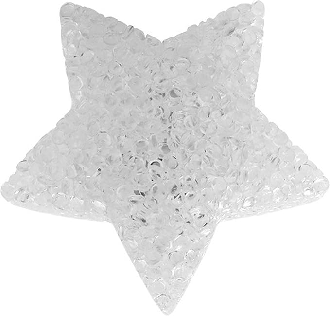 Star Lights, Handheld Star Shape Acrylic Battery Powered Soft Glow Desk Table Lamp Night Light for Chorus Decor, 3.14 x 3.14 x 1.57in (Cool White Light)