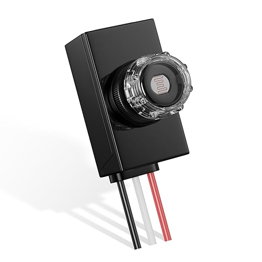 20 Pieces Dusk to Dawn Sensor,Greencycle IP65 Photoelectric Switch for Outdoor Pole Light for Outdoor Lighting 120-277V, Photo Cell Automatic On/Off, Waterproof, Energy Saving,UL Listed
