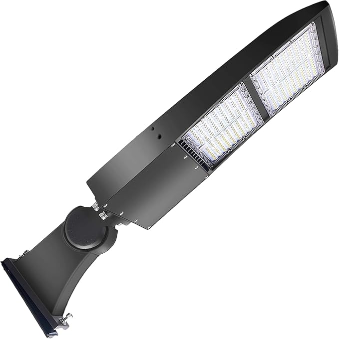480V 300W LED Parking Lot Light, 42000LM LED Shoebox Street Flood Light (1000W MH/HPS Equiv.), 5000K Dimmable Commercial Area Lighting with 20KV Surge Protection, IP65 277-480V UL&DLC Listed