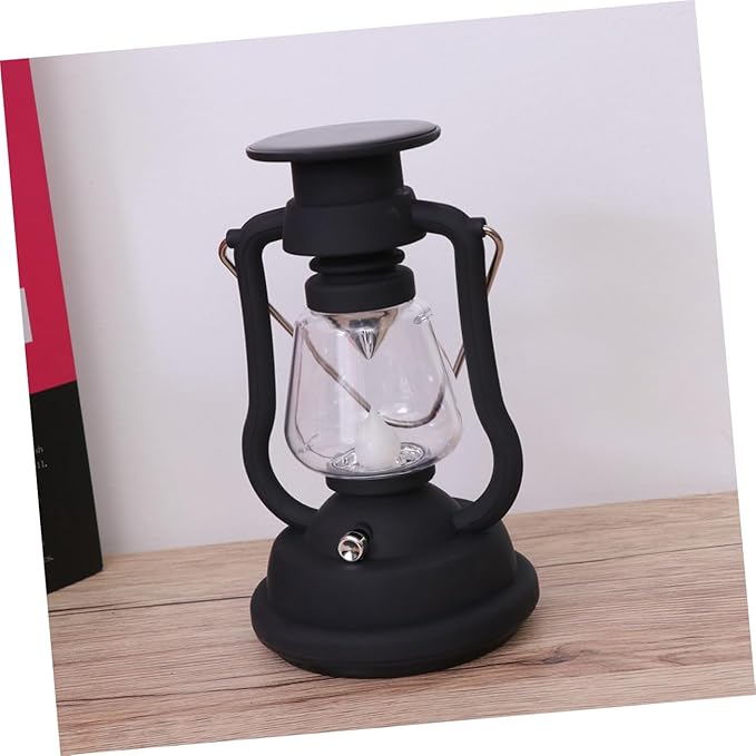 BESPORTBLE Led Camping Lantern Solar Retro Horse Lamp Portable Rechargeable Outdoor Solar Lantern for Emergencies