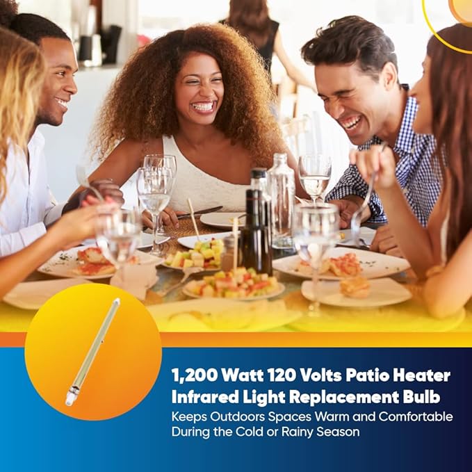 Technical Precision Replacement for TANSUN Limited Algarve Patio Heater 212/BLK/USA Light Bulb