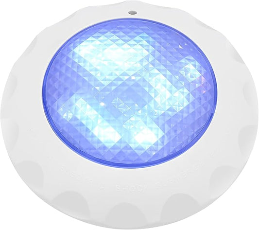 45W 12V LED Pool Light 3000LM RGB Color-Changing Waterproof IP68 Underwater LED Lights Swimming Pool Fountain Pond Colorful Lamp with Remote Controller