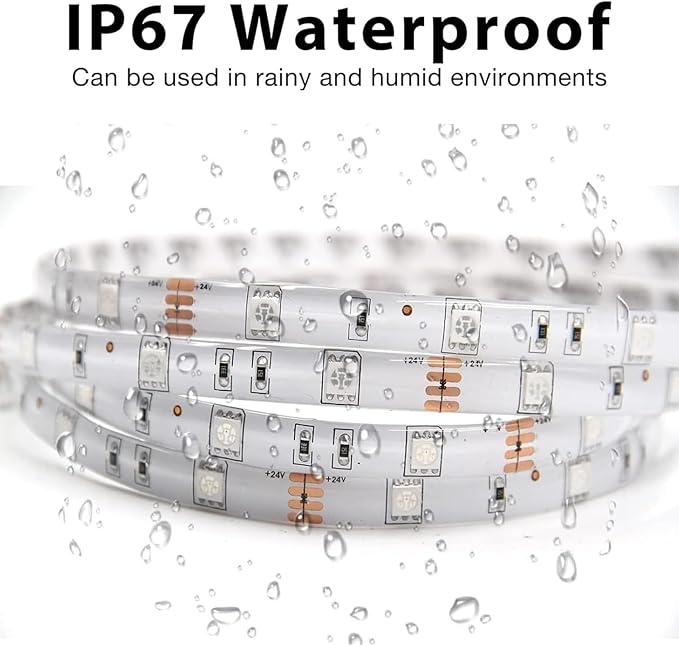 Upgrade Solar Led Strip Lights Outdoor, 50ft Solar Rope Lights Self-Adhesive Waterproof, 8 Mode with Remote Timer and Auto On/Off, Perfect for Deck, Patio, Poolside, Camping Decor, Cold White
