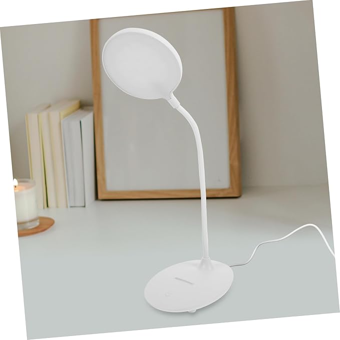 NUOBESTY Dimmable USB Desk Lamp with Angle Eye Caring Reading Light for Office and Study Soft Flicker Lamp with Touch Control Modern Small Desk Light for Comfortable Use
