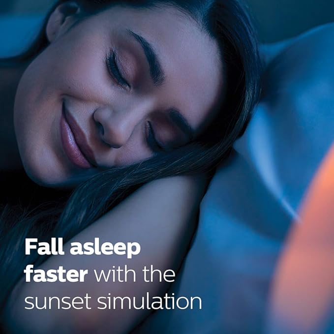 Philips SmartSleep Wake-up Light,Colored Sunrise and Sunset Simulation,5 Natural Sounds,FM Radio & Reading Lamp,Tap Snooze,HF3520/60,(Pack of 3)