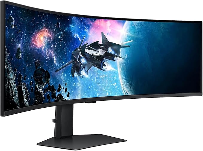 Samsung 49" Odyssey G9 G95C DQHD 240Hz DisplayHDR 1000 Curved Gaming Monitor Bundle with Tech Smart USA Elite Suite 18 Standard Editing Software Bundle + 1 Year CPS Enhanced Protection Pack