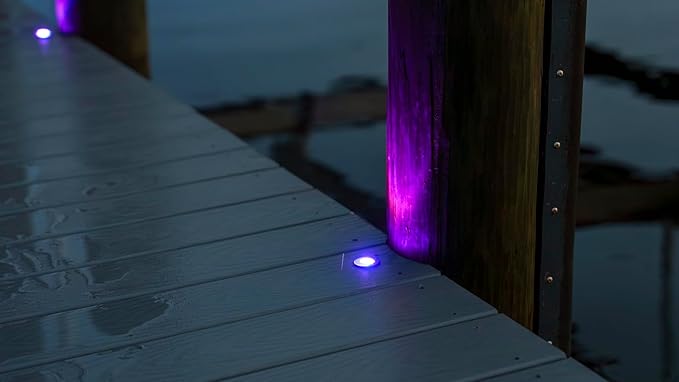 VOLT 12V 1W Solid Brass Color Changing RGBW Micro Dot LED Indicator Light (Bronze) for Outdoor Deck, Step, Patio, Path, Walkway or Hardscape Areas