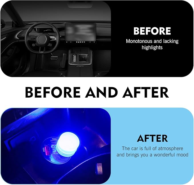5 PCS USB Plug Lights, LED Mini Round Night Lamp, Portable Decorative Lighting, Universal for Bedroom, Hallway, Bathroom, Kitchen (Multicolored)