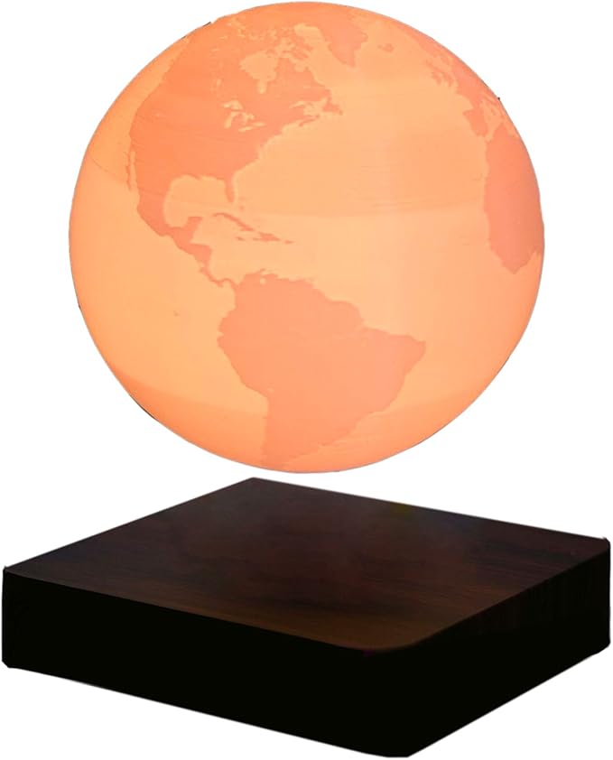 ACEDOAMARE Night Light Moon Light Magnetic Floating Planet Lamp Interior 3D Print LED Bedside Nursing Creative Gift Table Lamp (13cm Earth)