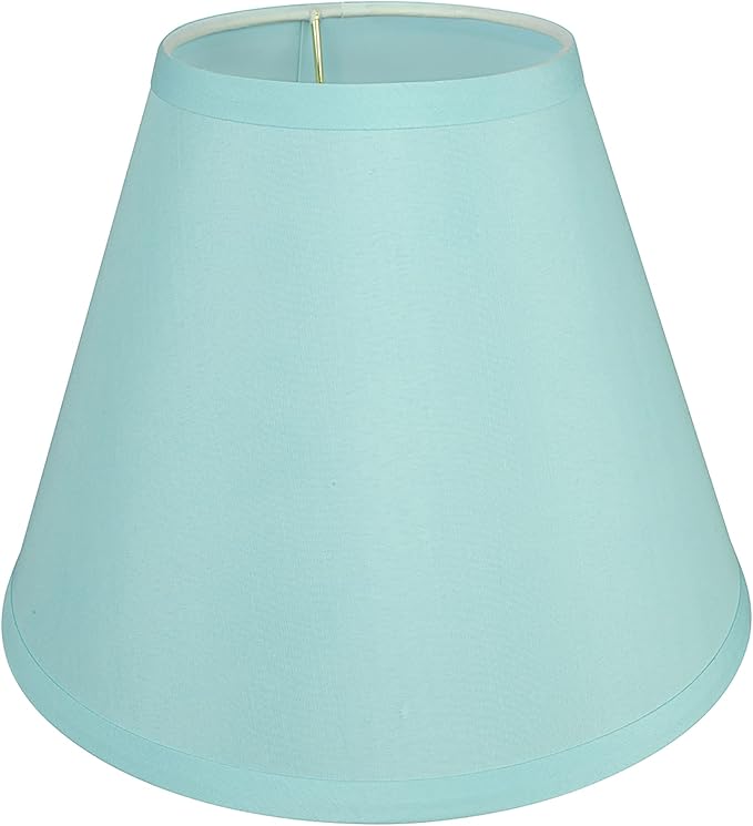 Aspen Creative 58927 Transitional Hardback Empire Shape UNO Construction Lamp Shade in Aquamarine, 10" Wide (5" x 10" x 8")