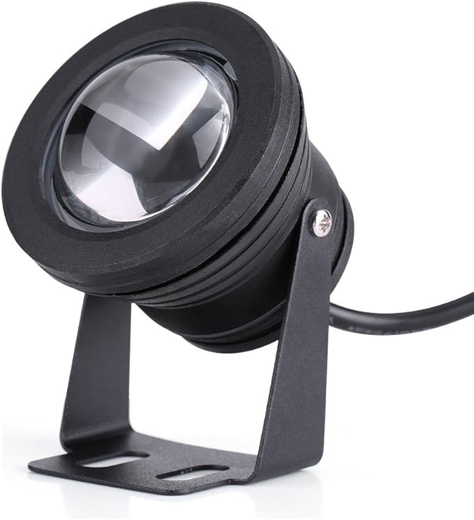 Keenso Color Changing Spotlights, 10W 12V RGB LED Spot Light IP68 Pond Aquarium Lamp for Pond,Fountain,Outdoor Holiday Halloween