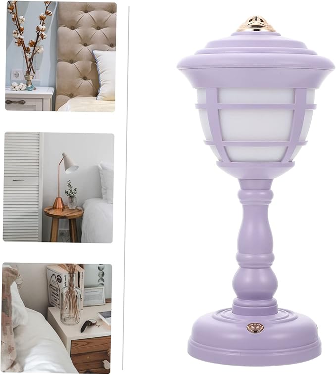 NUOBESTY Retro Palace Lantern Ornaments Bedside Lamp USB Rechargeable Nightstand