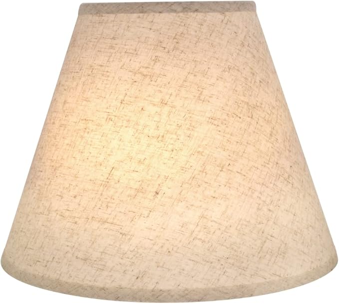 Aspen Creative 32291A Transitional Hardback Empire Shaped Spider Construction Lamp Shade in Flaxen, 14" wide (7" x 14" x 11")