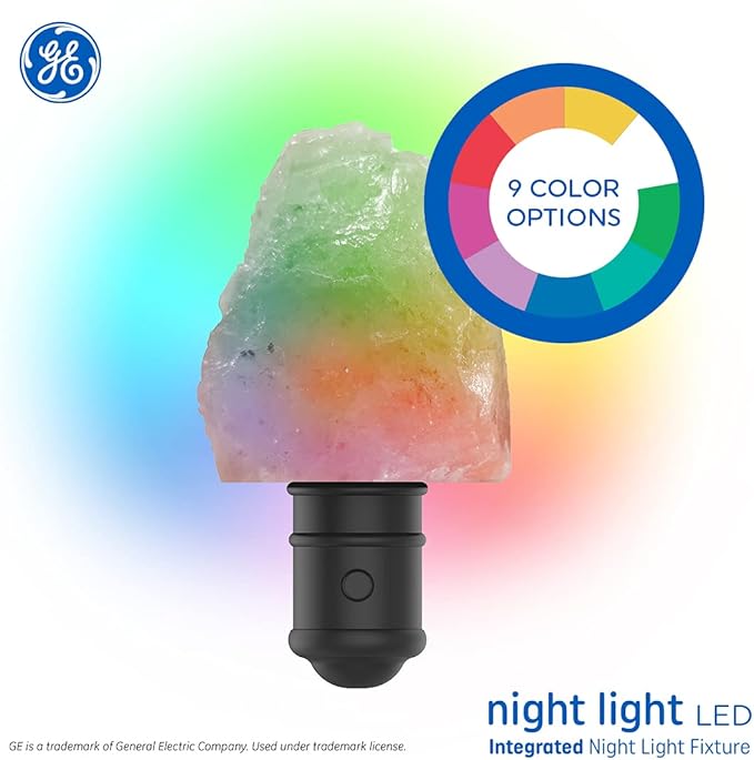 GE Himalayan Salt Night Light 9-Color (1-Pack) (FR)