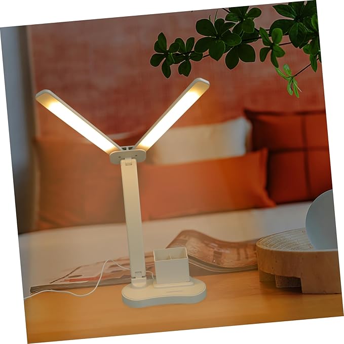 Dimmable Desk Lamp Soft Light No Flicker No Shadow Powered for Reading Office and Study
